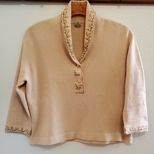 Luisa Spagnoli Sweater with Embroidery